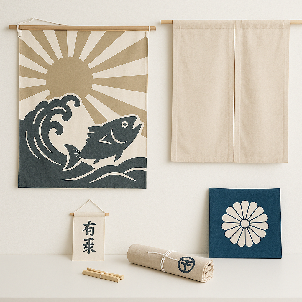 創業1702年の染物店が手掛ける大漁旗と暖簾（のれん）の旗　制作