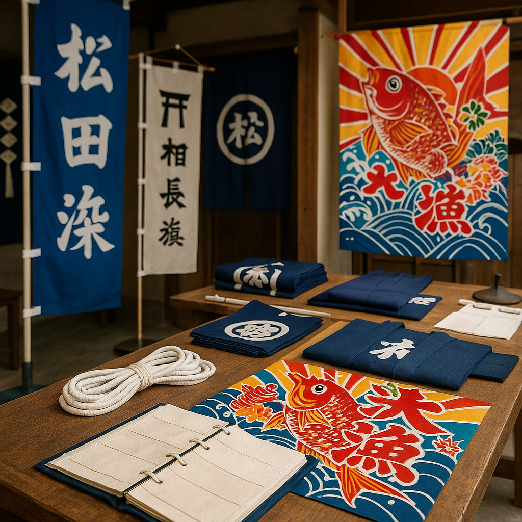 宣伝幟の依頼と暖簾の費用相場—旗制作の基礎と株式会社 松田染物店