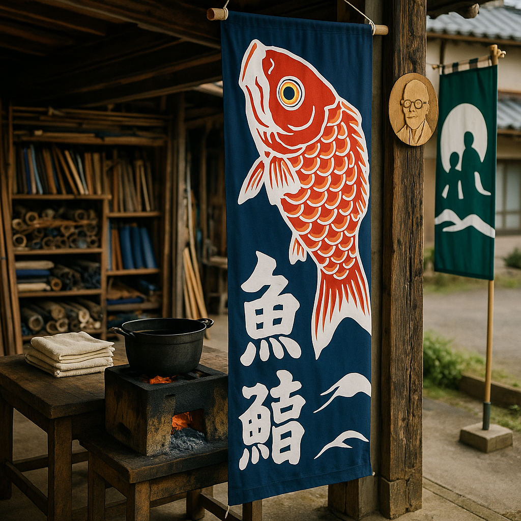 三百年続く鳥取の手染め旗・幟—株式会社 松田染物店